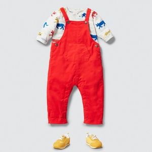 NWT.Seed Corduroy Overalls - 6-12 months